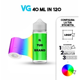 Personalizzato - Glicerina Vegetale 40ml in 120