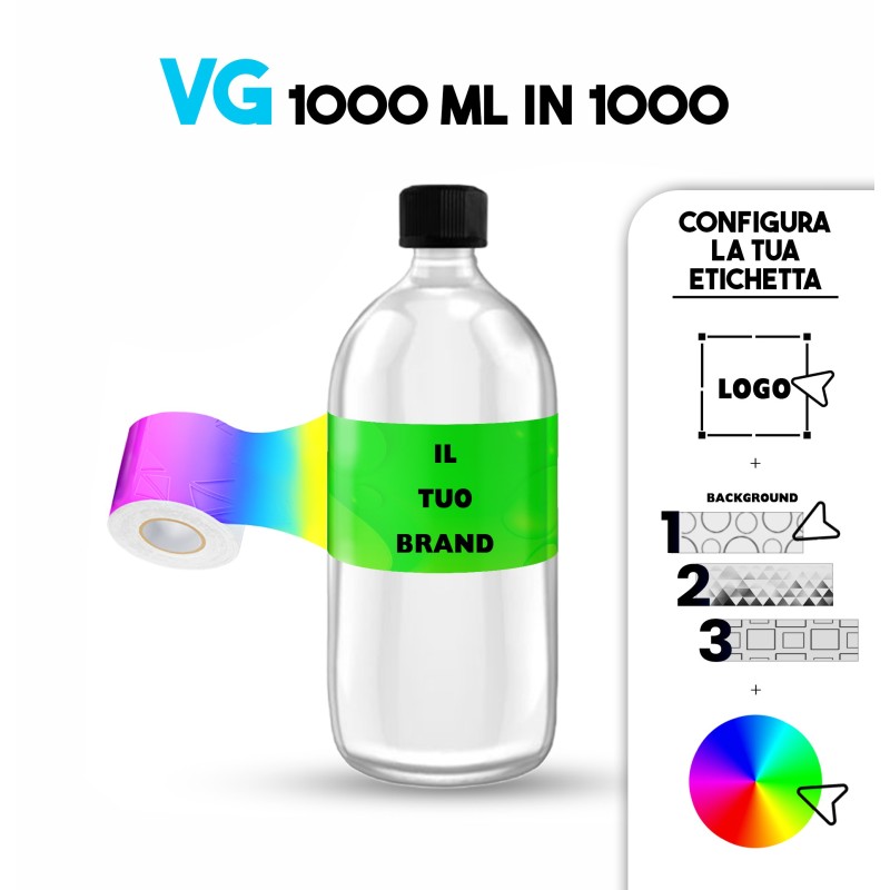 Personalizzato - Glicerina Vegetale 1000ml in 1000