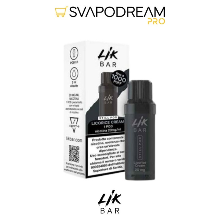 Lik Bar Still Pod Licorice Cream 20mg