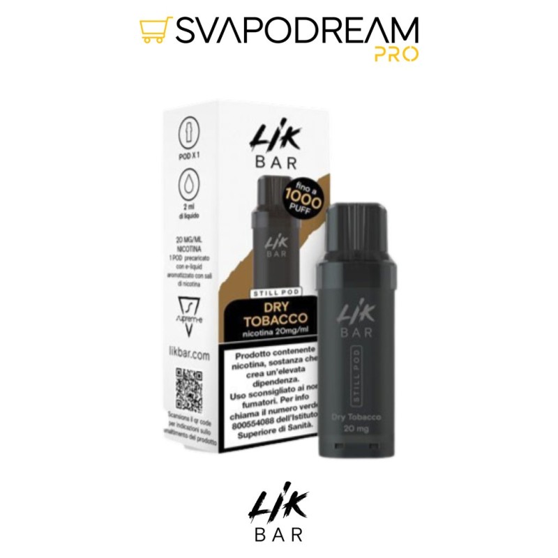 Lik Bar Still Pod Tabacco Secco 10/20 mg