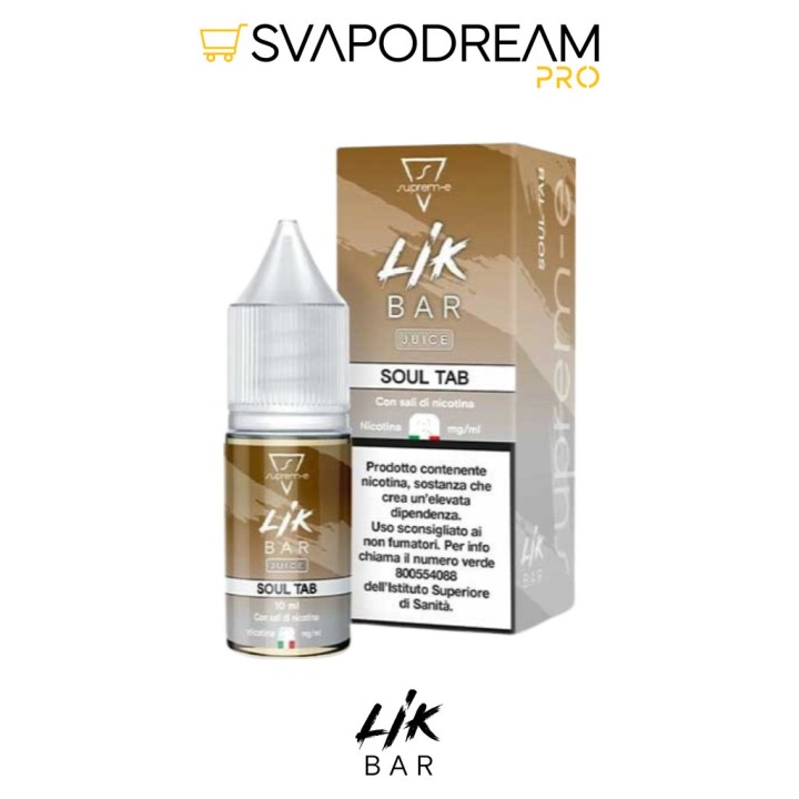 Lik Bar Soul Tab Liquido Nic Salts 10ml