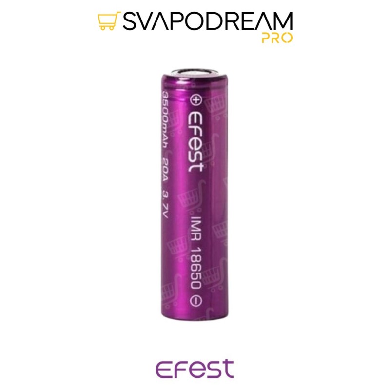 Efest 18650 3500mAh 20A Flat Top - Batteria | Svapodream