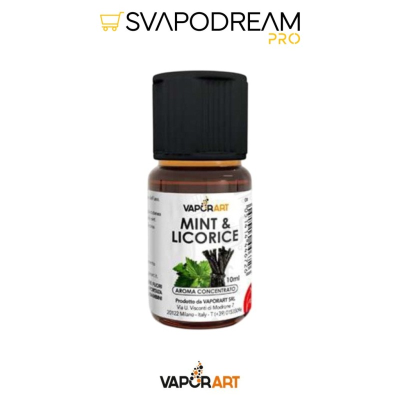 VAPORART - Aroma Concentrato 10ml MINT&LICORICE