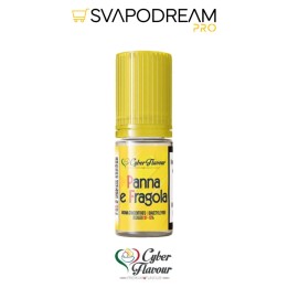 CYBER FLAVOUR - Aroma PANNA E FRAGOLA