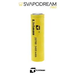 LISTMAN - Batteria 20700 3400mAh 40A 1pz