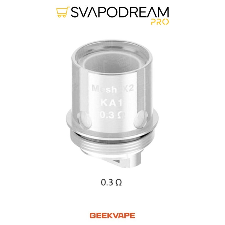GEEKVAPE - Resistenze Super Mesh X1/X2 Cerberus 5pz