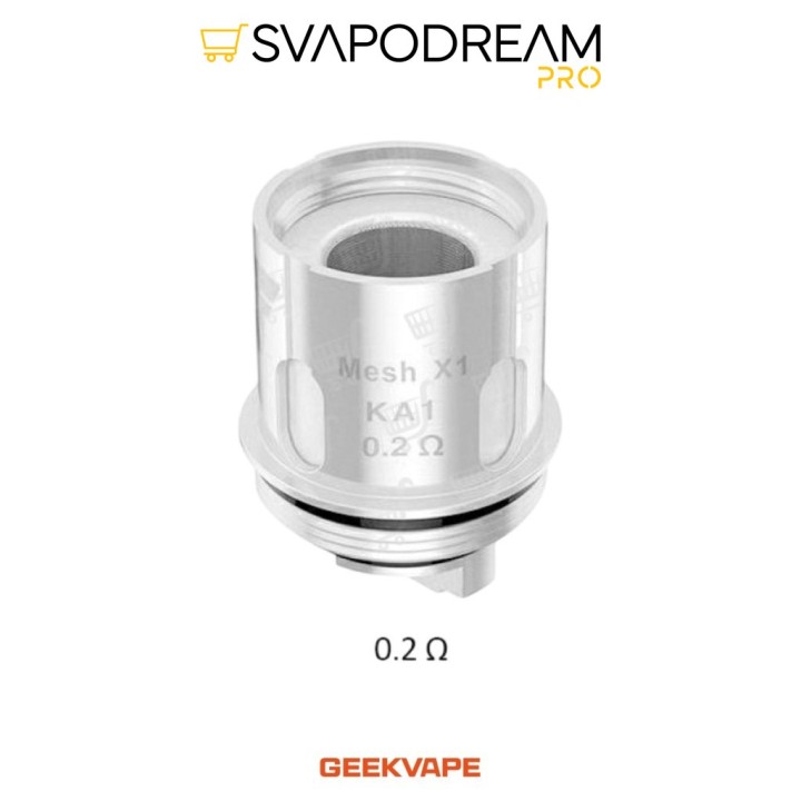 GEEKVAPE - Resistenze Super Mesh X1/X2 Cerberus 5pz