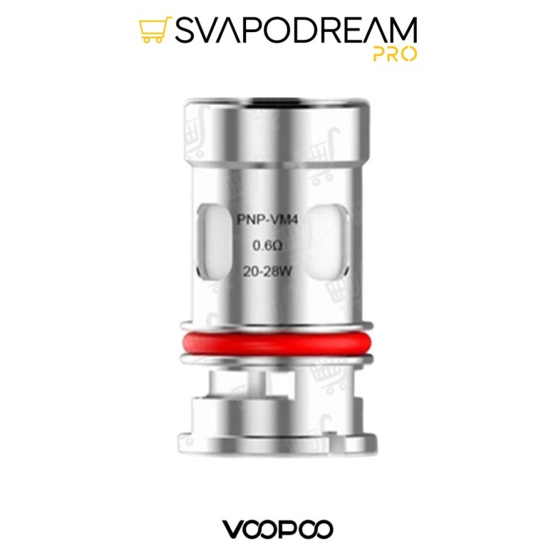 VOOPOO - Resistenze PnP-VM4 0.6 Ohm 5pz