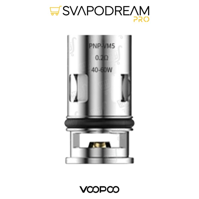 Resistenze Voopoo PnP-VM5 0.2 Ohm Mesh 5pz | Svapodream