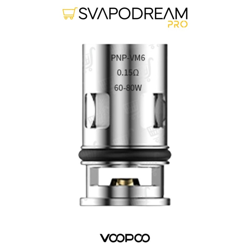 Resistenze Voopoo PnP-VM6 0.15 ohm 5pz | Svapodream