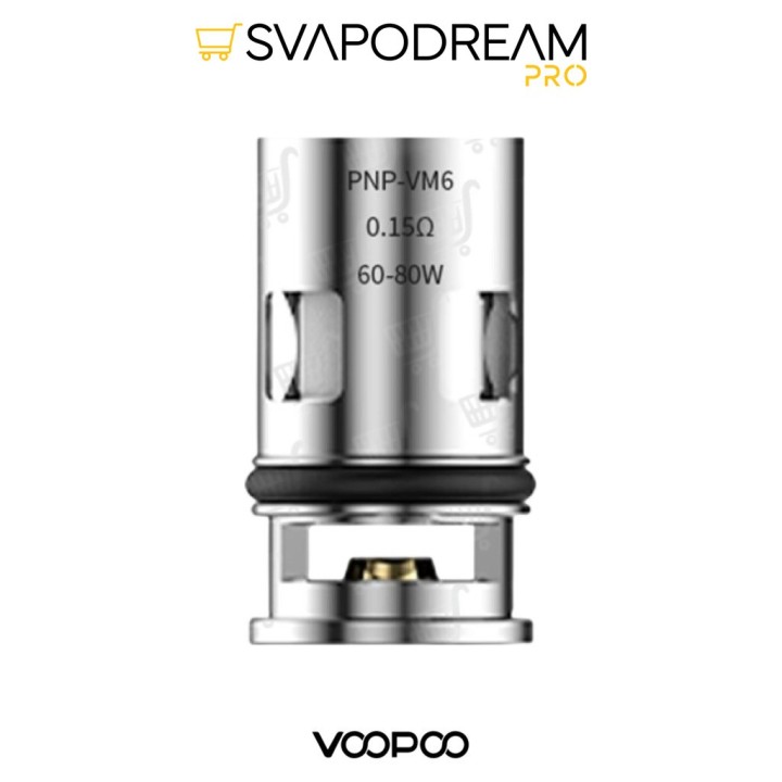 Resistenze Voopoo PnP-VM6 0.15 ohm 5pz | Svapodream