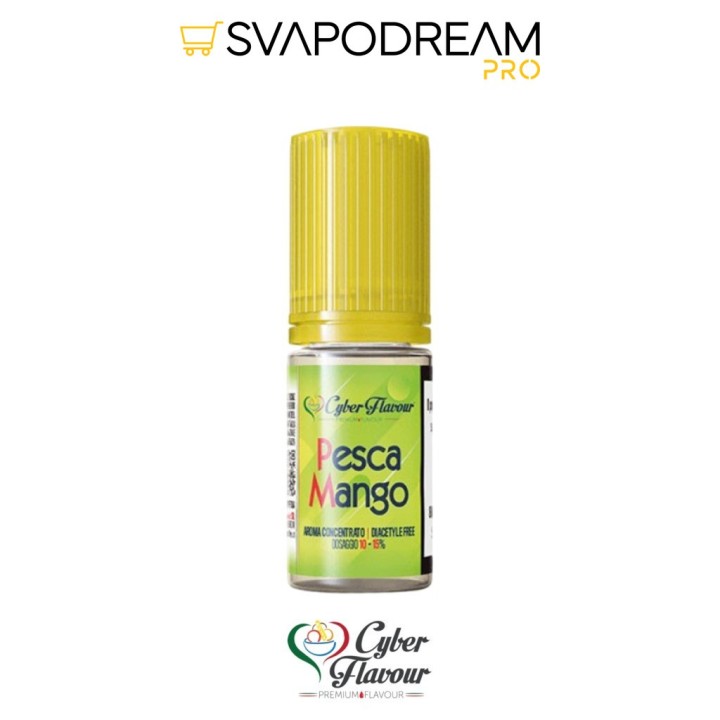 CYBER FLAVOUR - Aroma Concentrato Plus 10ml PESCA MANGO