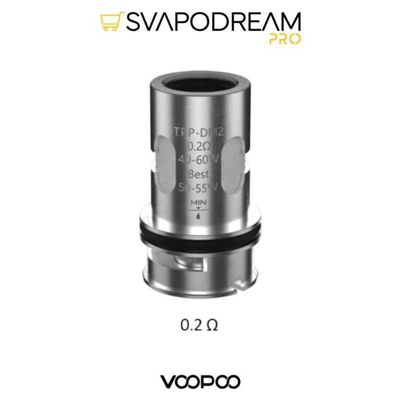 VOOPOO - Resistenze TPP DM1-DM2 3pz