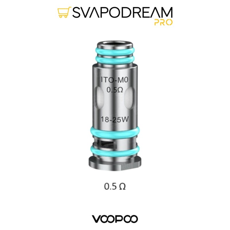 Resistenze Voopoo ITO per Drag Q 5 pz | Svapodream
