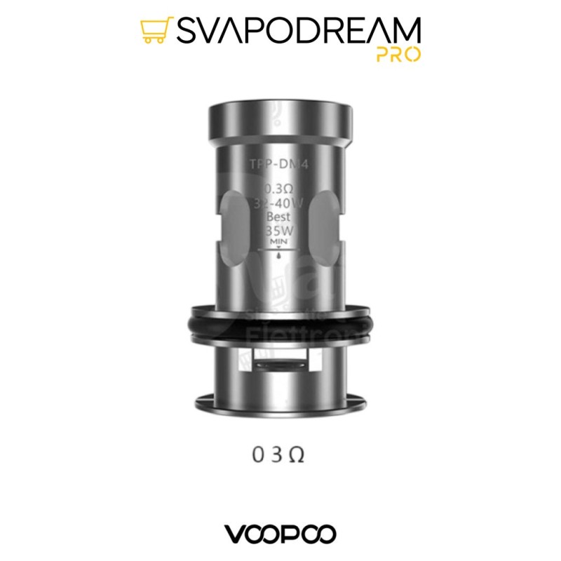VOOPOO - Resistenze TPP DM4 3pz