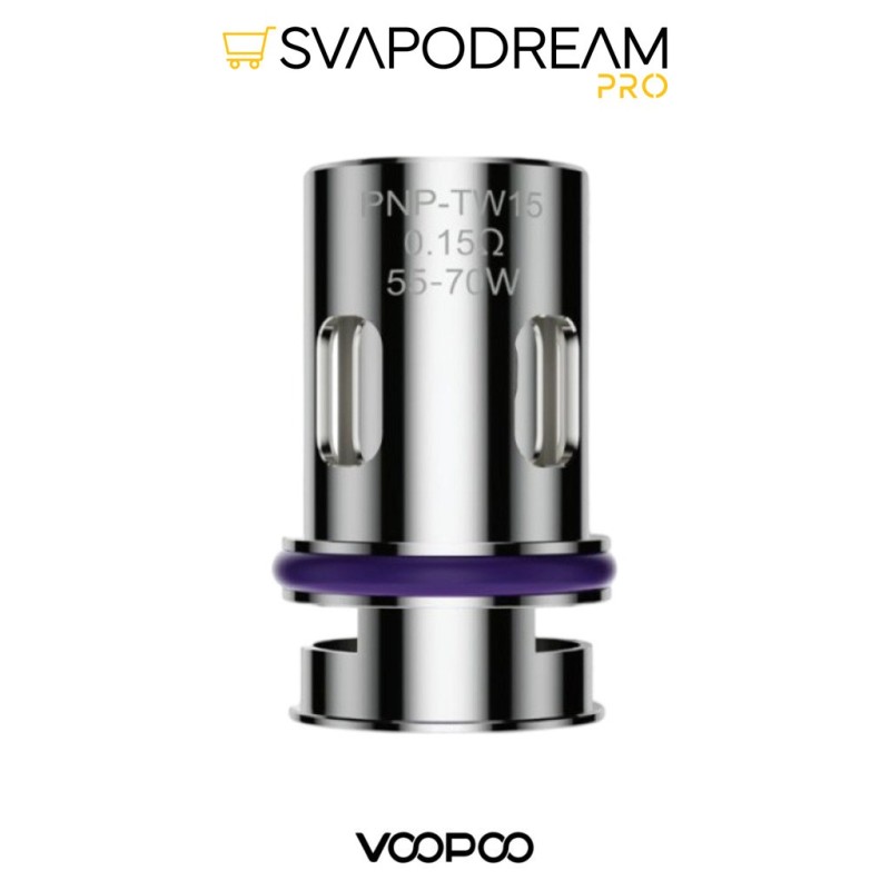 Resistenze Voopoo PnP TW 0.15-0.3Ω 5pz | Svapodream