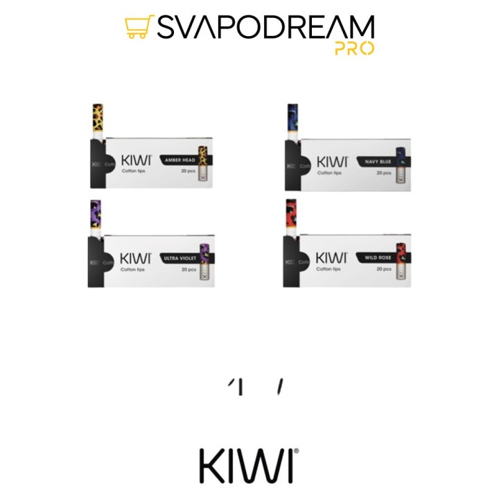 Filtri KIWI Colorati 20pz in Cotone | Svapodream