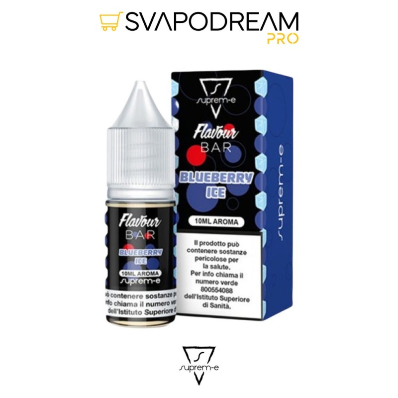 Blueberry Ice Flavour Bar Suprem-e Aroma 10ml | Svapodream