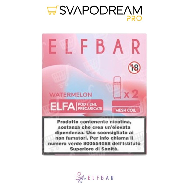 ELFBAR ELFA - Cartuccia Pod Precaricata WATERMELON