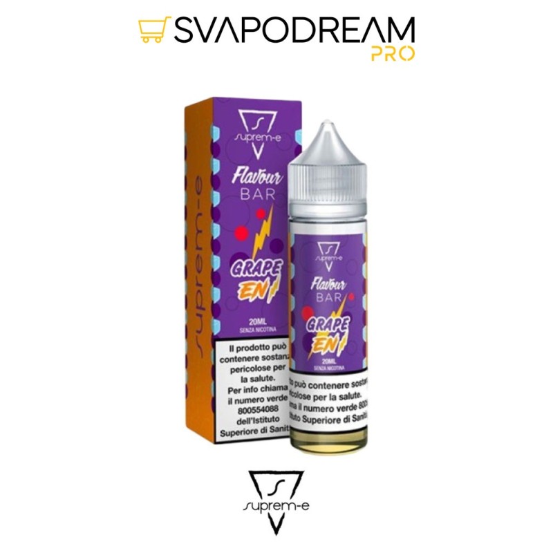 SUPREM-E - Liquido Mix&Vape 20ml Flavour Bar GRAPE ENERGY