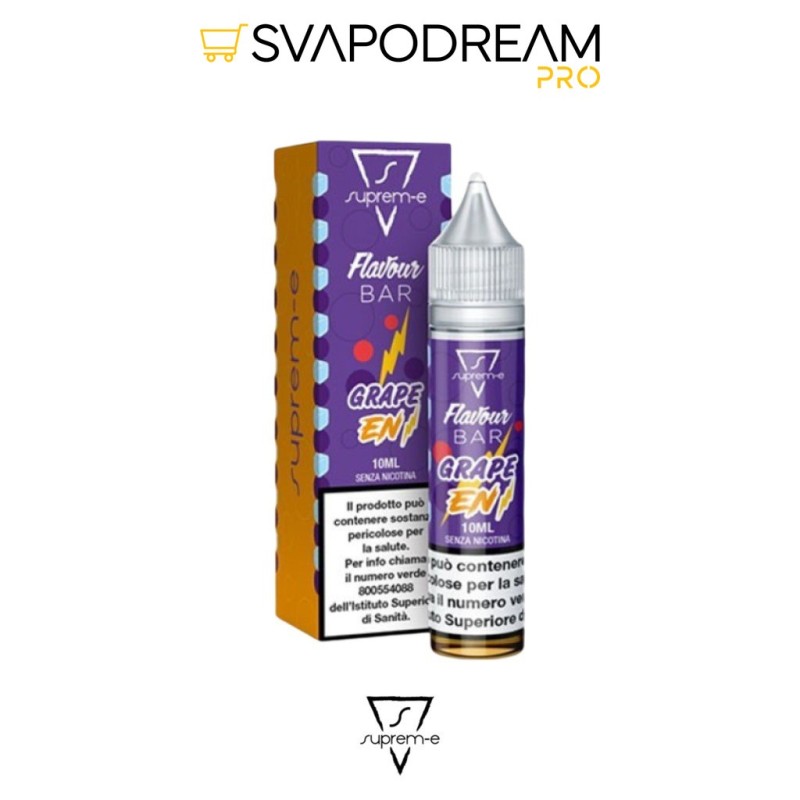 SUPREM-E - Liquido Mix&Vape 10ml Flavour Bar GRAPE ENERGY