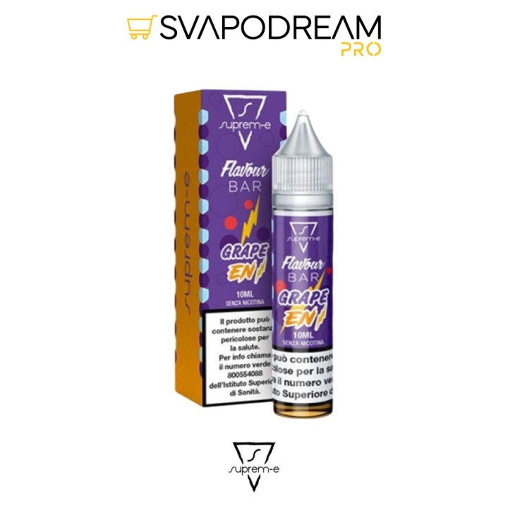 SUPREM-E - Liquido Mix&Vape 10ml Flavour Bar GRAPE ENERGY