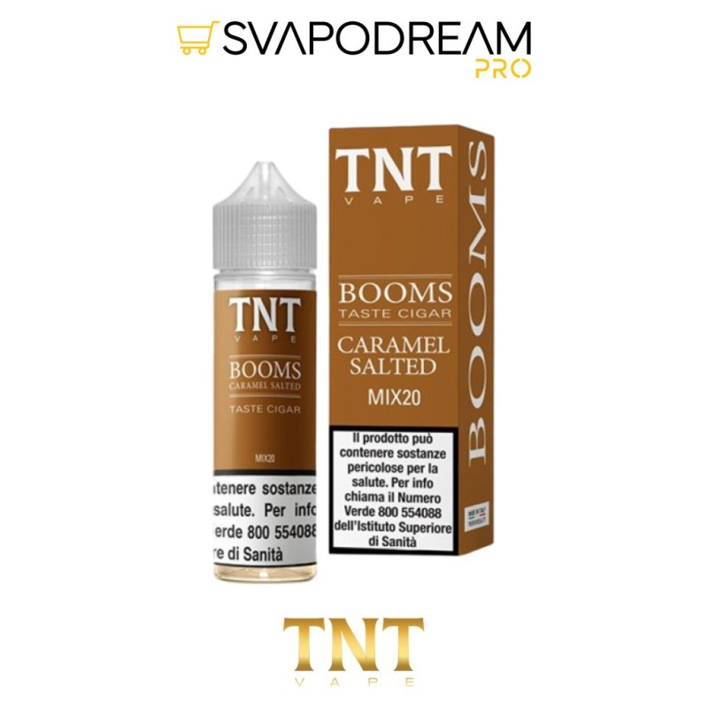 TNT VAPE - Liquido Mix&Vape 20ml BOOMS CARAMEL SALTED