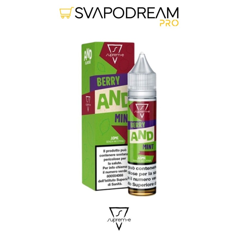 SUPREM-E - Liquido Mix&Vape 10ml BERRY AND MINT