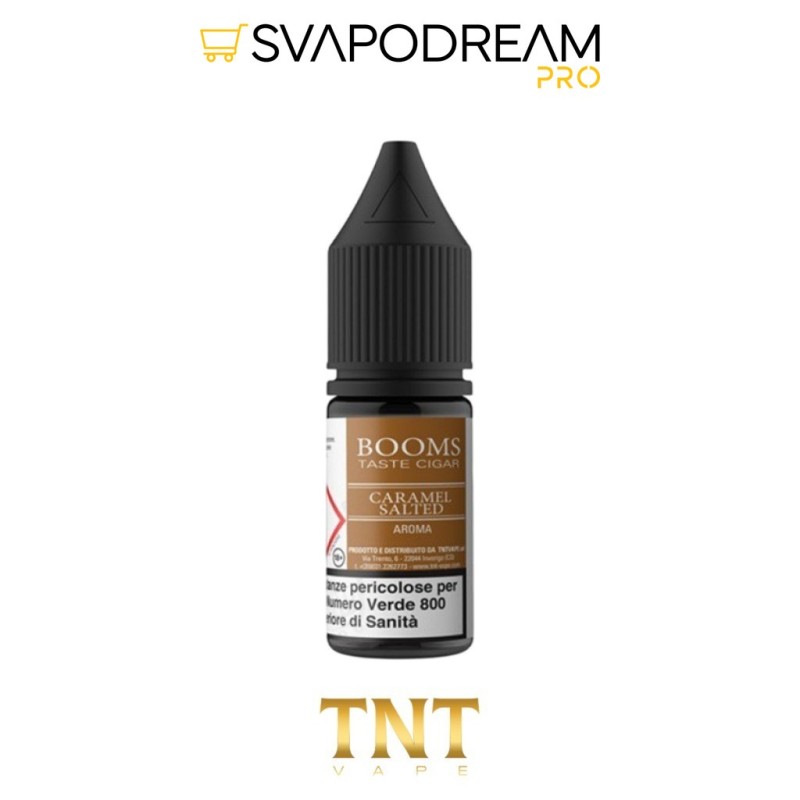 TNT VAPE - Aroma Concentrato 10ml BOOMS CARAMEL SALTED