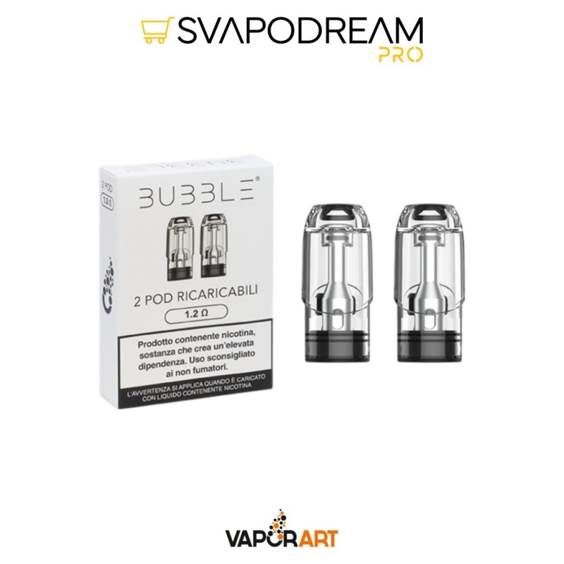 BUBBLE VAPORART Cartuccia Pod 2pz