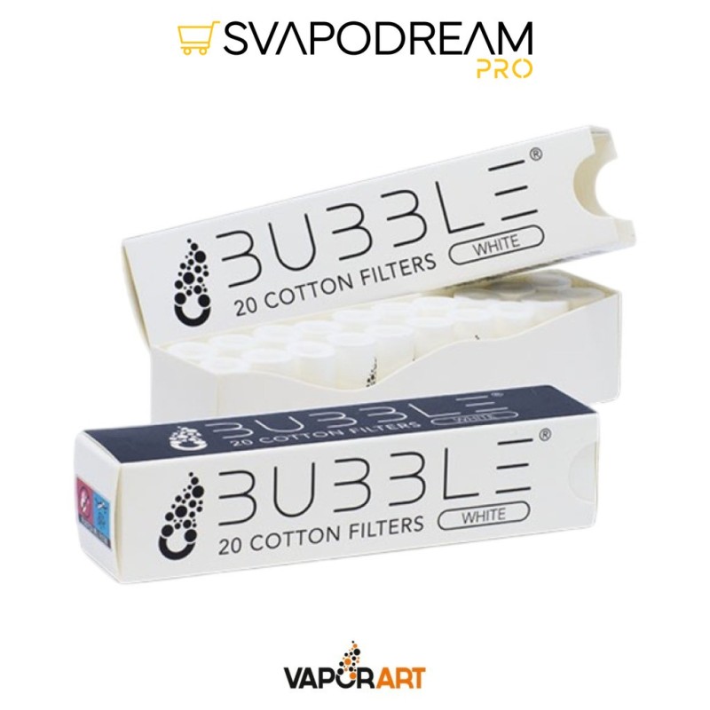 BUBBLE VAPORART Filtri in Cotone 20pz