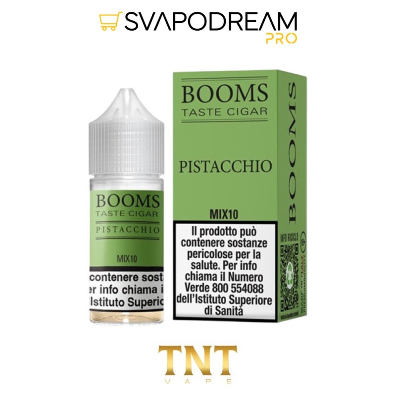 TNT VAPE - Liquido Mix&Vape 10ml BOOMS PISTACCHIO