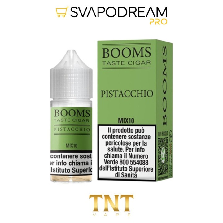 TNT VAPE - Liquido Mix&Vape 10ml BOOMS PISTACCHIO