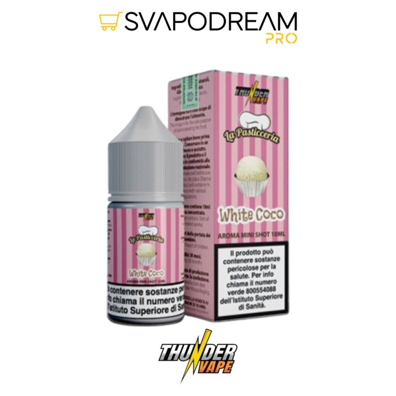 THUNDER VAPE - Aroma Mini Shot 10ml La Pasticceria WHITE COCO