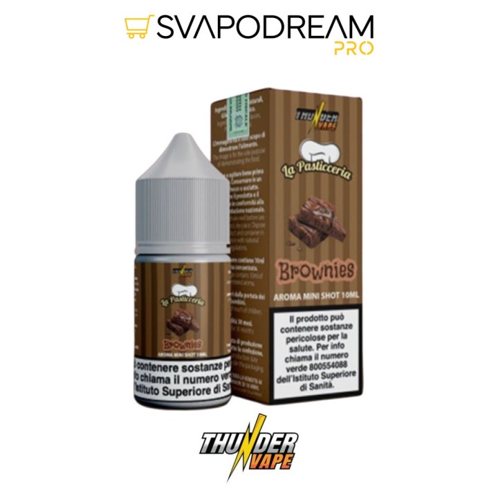 THUNDER VAPE - Aroma Mini Shot 10ml La Pasticceria BROWNIES