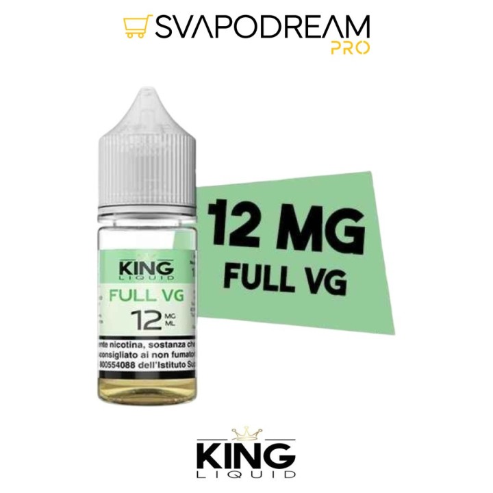 KING LIQUID - Basetta 10ml FULL VG Nicotina 12