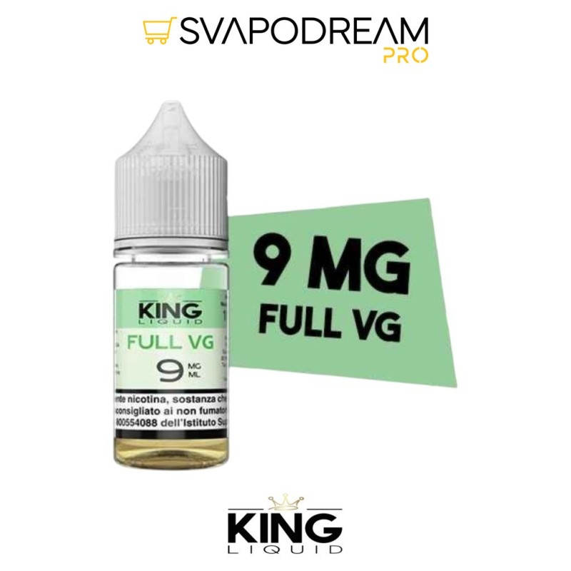 KING LIQUID - Basetta 10ml FULL VG Nicotina 9