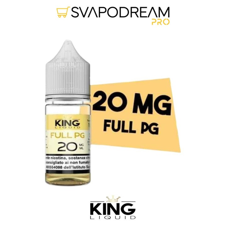 KING LIQUID - Basetta 10ml FULL PG Nicotina 20