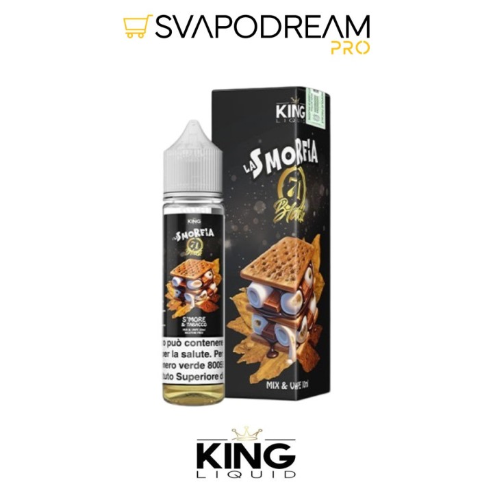 KING LIQUID - Liquido Mix&Vape 20ml LA SMORFIA 71 BLACK