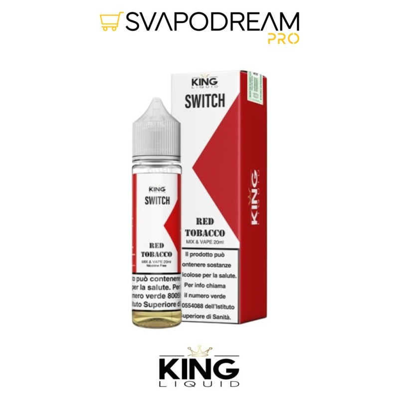 KING LIQUID - Liquido Mix&Vape 20ml SWITCH RED TOBACCO