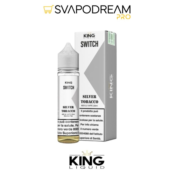 KING LIQUID - Liquido Mix&Vape 20ml SWITCH SILVER TOBACCO