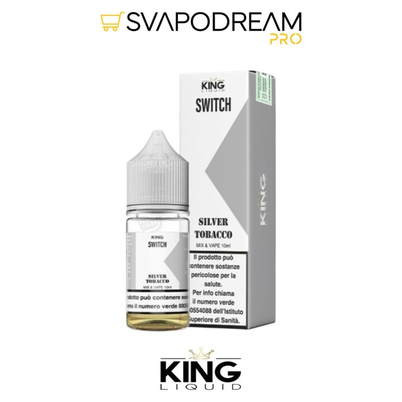 KING LIQUID - Liquido Mix&Vape 10ml SWITCH SILVER TOBACCO