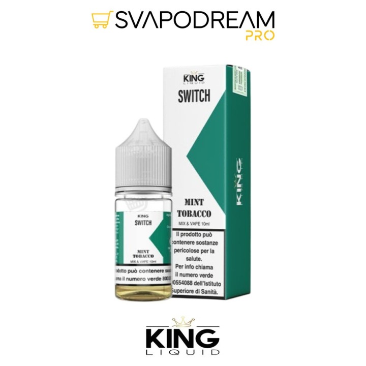KING LIQUID - Liquido Mix&Vape 10ml SWITCH MINT TOBACCO