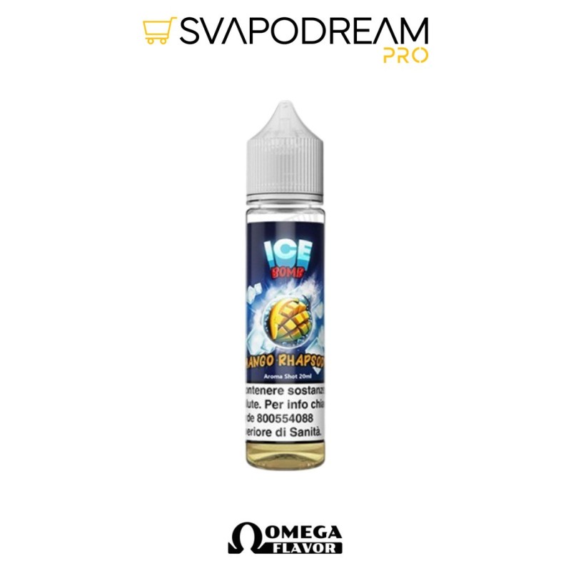 OMEGA FLAVORS - Aroma Shot 20ml Ice Bomb MANGO RHAPSODY