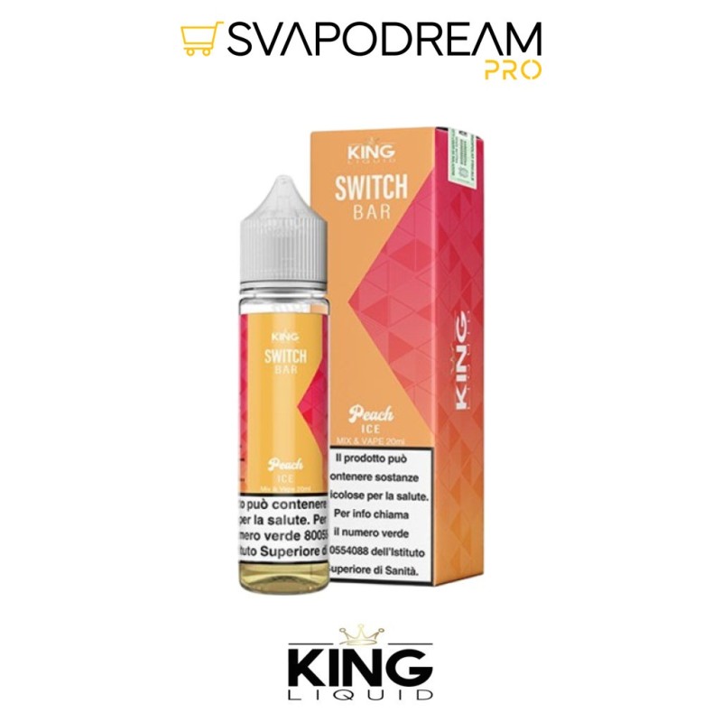 KING LIQUID - Liquido Mix&Vape 20ml SWITCH BAR PEACH ICE