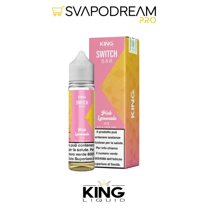 KING LIQUID - Liquido Mix&Vape 20ml SWITCH BAR PINK LEMONADE ICE