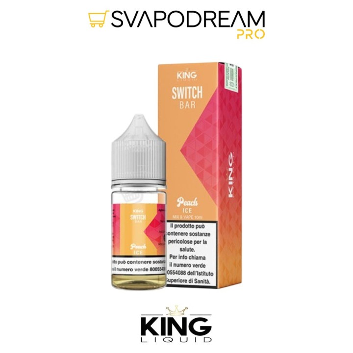 Liquido Peach Ice King Liquid Mix&Vape 10ml | Svapodream