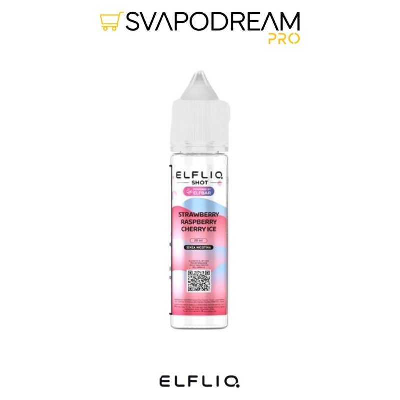 ElfLiq Strawberry Raspberry Cherry Ice 20ml | Svapodream