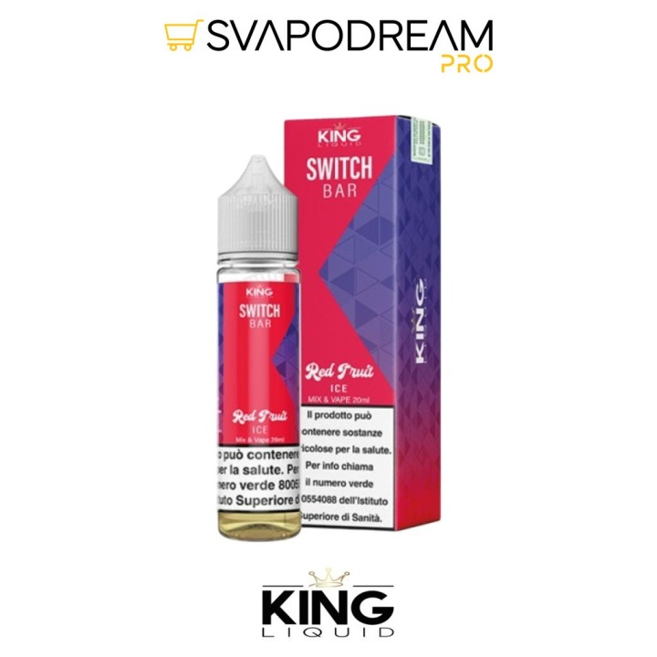 KING LIQUID - Liquido Mix&Vape 20ml SWITCH BAR RED FRUIT ICE