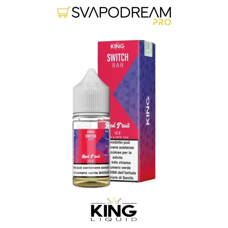 KING LIQUID - Liquido Mix&Vape 10ml SWITCH BAR RED FRUIT ICE